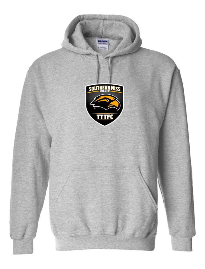Southern Miss Hooded Sweatshirt Southern Miss Sport Grey Mens Small - Third Coast Soccer