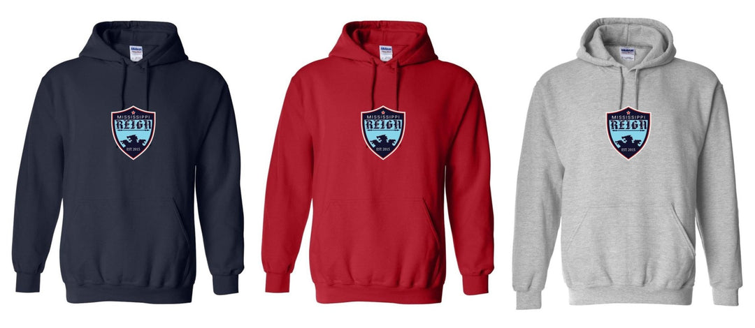Mississippi Reign Logo Hooded Sweatshirt MS Reign - Third Coast Soccer