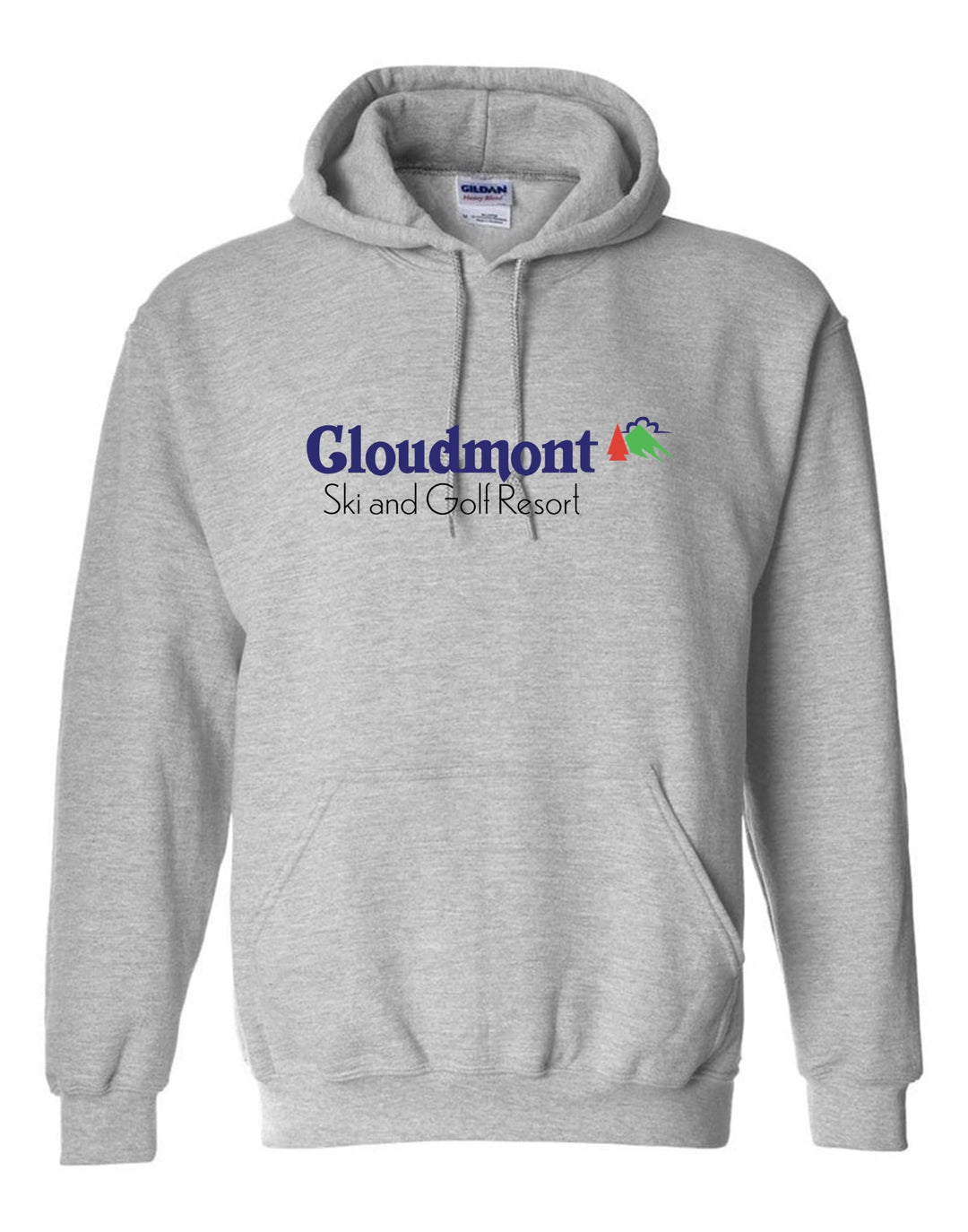 Cloudmont Ski & Golf Resort Hooded Sweatshirt Cloudmont Ski & Golf Sport Grey Youth Small - Third Coast Soccer
