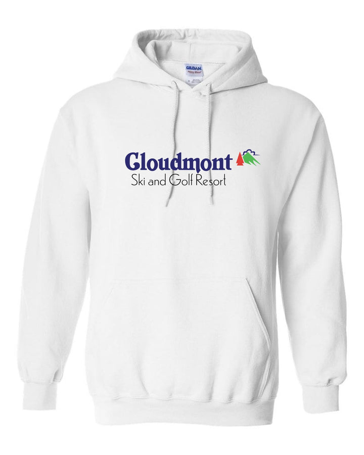 Cloudmont Ski & Golf Resort Hooded Sweatshirt Cloudmont Ski & Golf White Youth Small - Third Coast Soccer