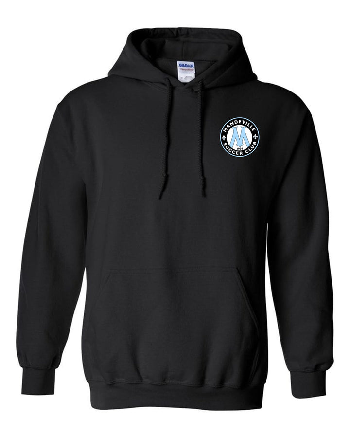 MSC Logo Hooded Sweatshirt MSC Spiritwear Black Mens Small - Third Coast Soccer