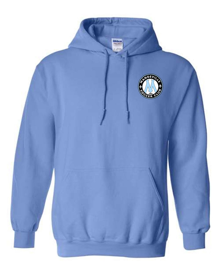 MSC Logo Hooded Sweatshirt MSC Spiritwear Carolina Blue Mens Small - Third Coast Soccer