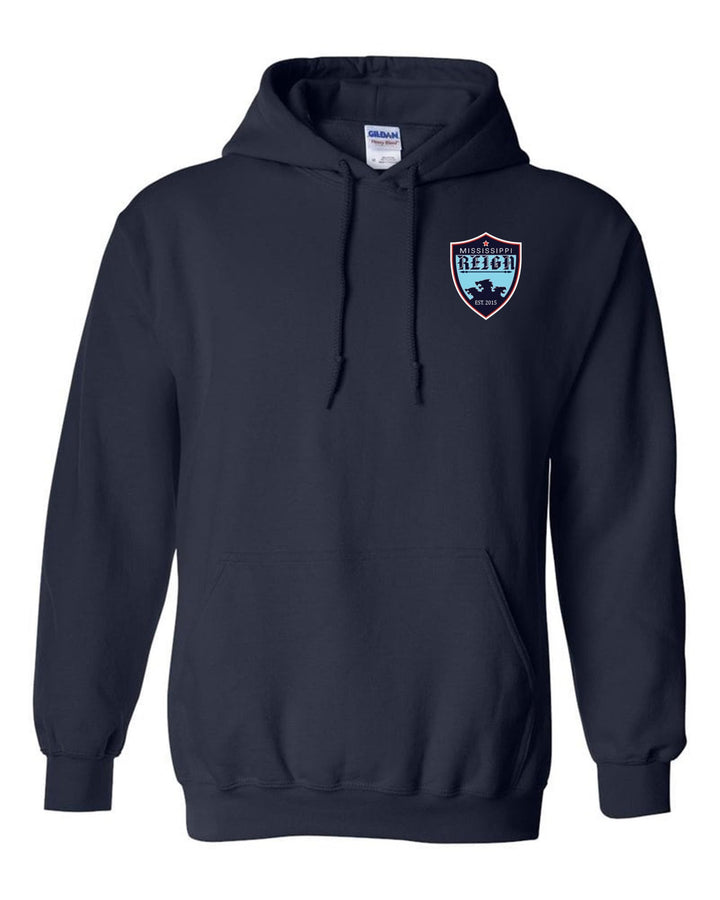 Mississippi Reign Hooded Sweatshirt MS Reign Navy Mens Small - Third Coast Soccer