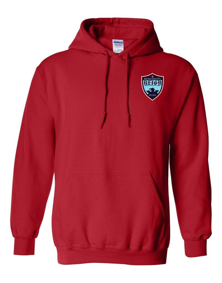 Mississippi Reign Hooded Sweatshirt MS Reign Red Mens Small - Third Coast Soccer