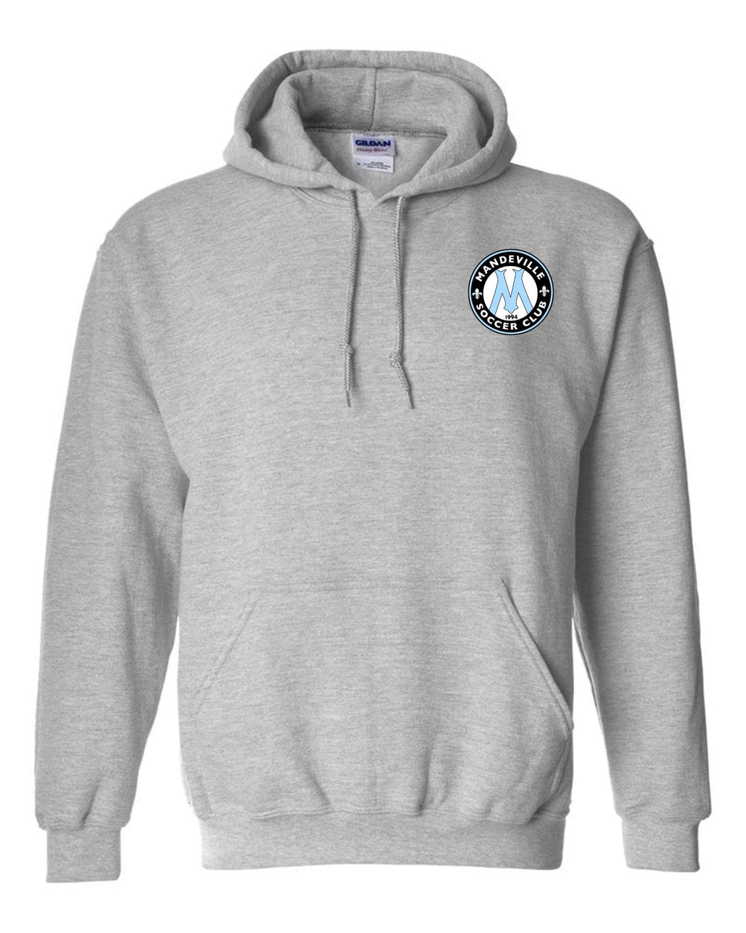MSC Logo Hooded Sweatshirt MSC Spiritwear Sport Grey Mens Small - Third Coast Soccer