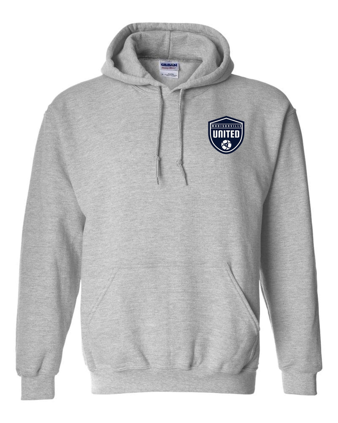 Madisonville United Logo Hoody Madisonville United Spiritwear Sport Grey Mens Small - Third Coast Soccer