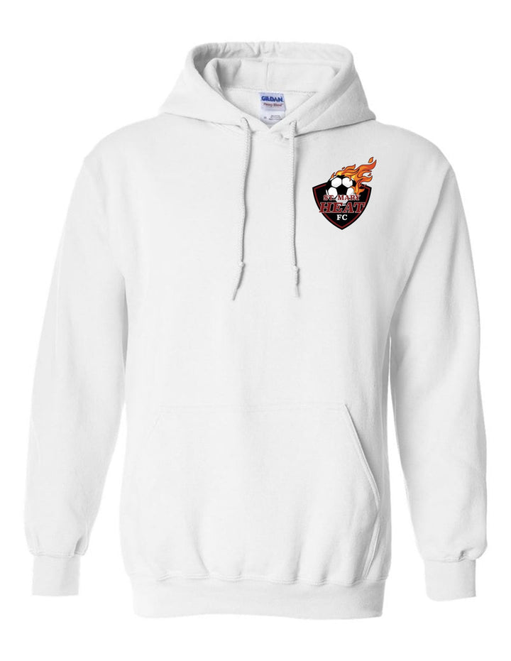 St. Mary Heat Hooded Sweatshirt St. Mary Spiritwear White Youth Small - Third Coast Soccer