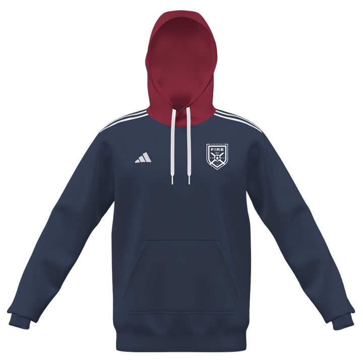 adidas Custom ECNL Youth Entrada 22 Hoodie - Navy/Red ECNL 25 - Third Coast Soccer