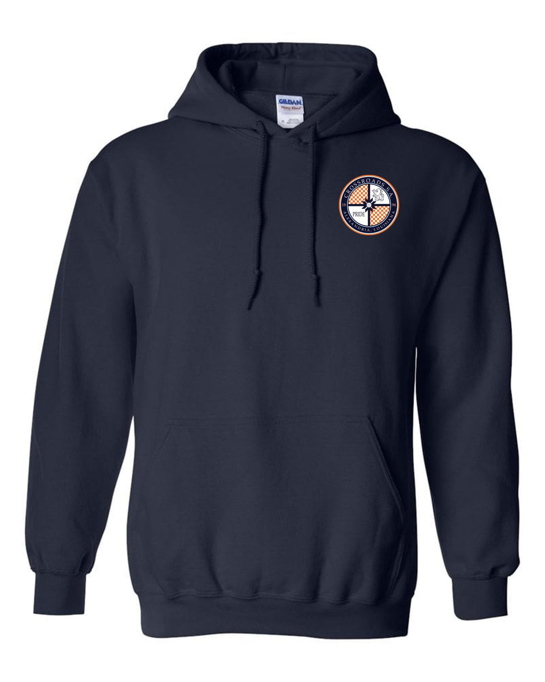 Crossroads Soccer Association Hooded Sweatshirt Crossroads Spiritwear Navy Mens Small - Third Coast Soccer