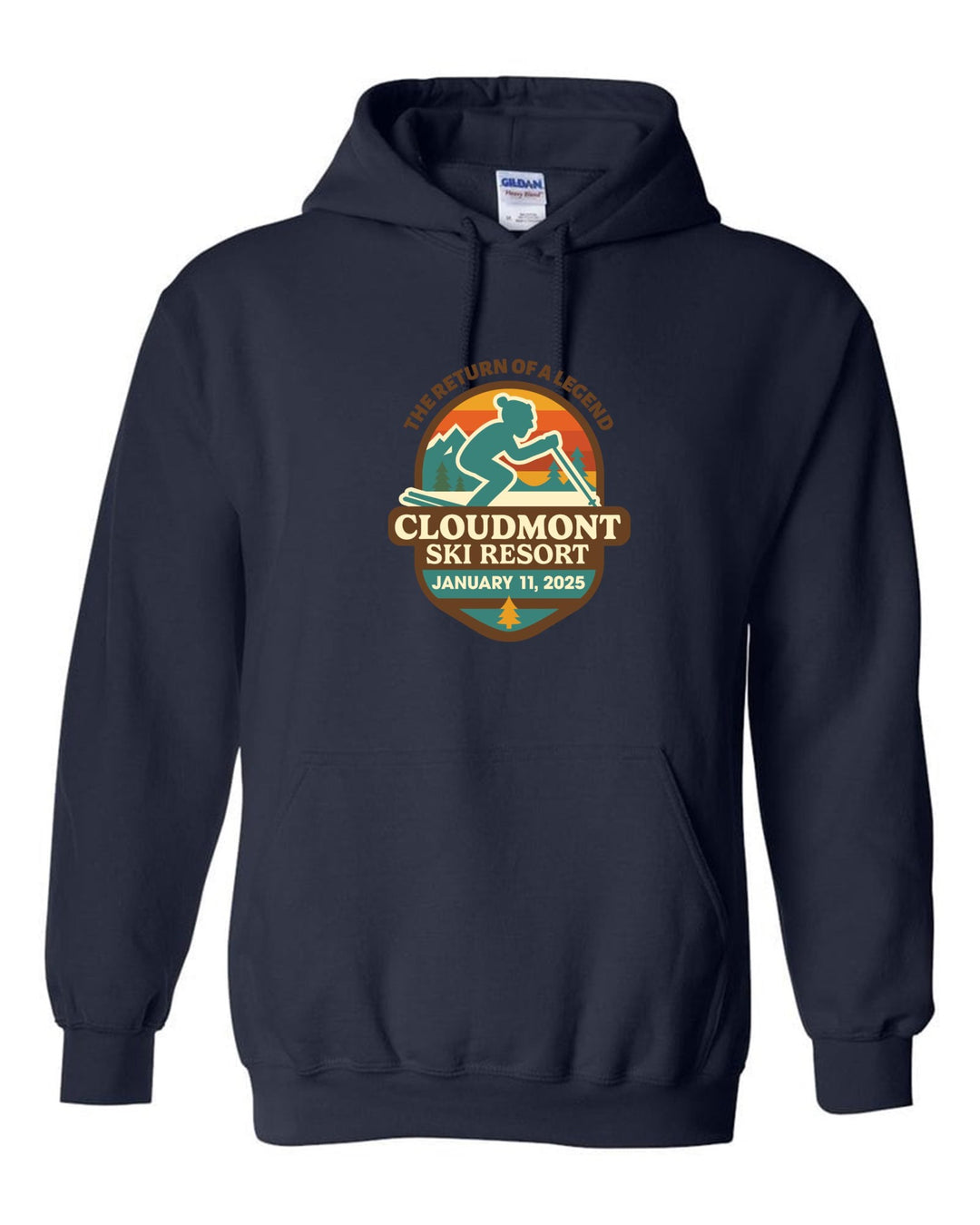 The Return of a Legend Hooded Sweatshirt Return of a Legend Navy Youth Small - Third Coast Soccer