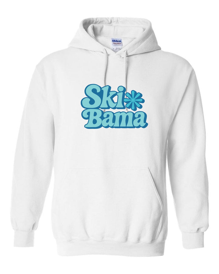 Ski Bama Hooded Sweatshirt Ski Bama 2 White Youth Small - Third Coast Soccer