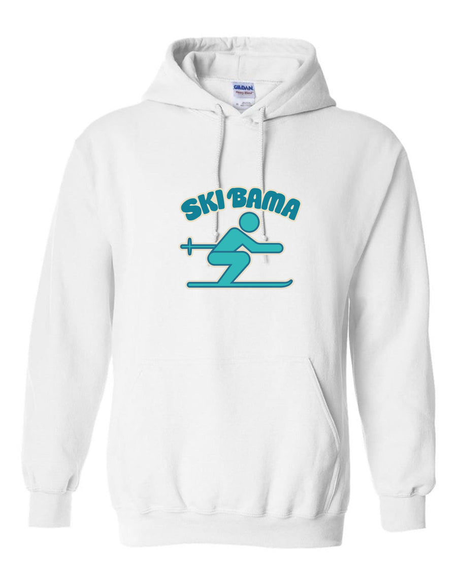 Ski Bama Hooded Sweatshirt Ski Bama 5 White Youth Small - Third Coast Soccer