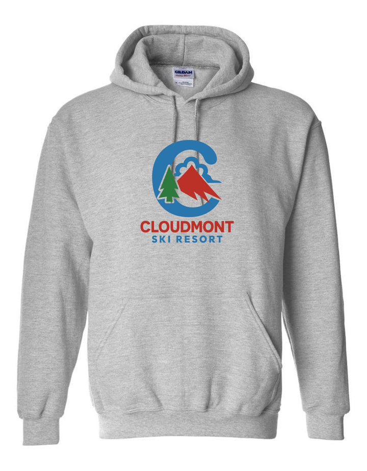 Cloudmont Ski Resort Hooded Sweatshirt C CSR Sport Grey Youth Small - Third Coast Soccer