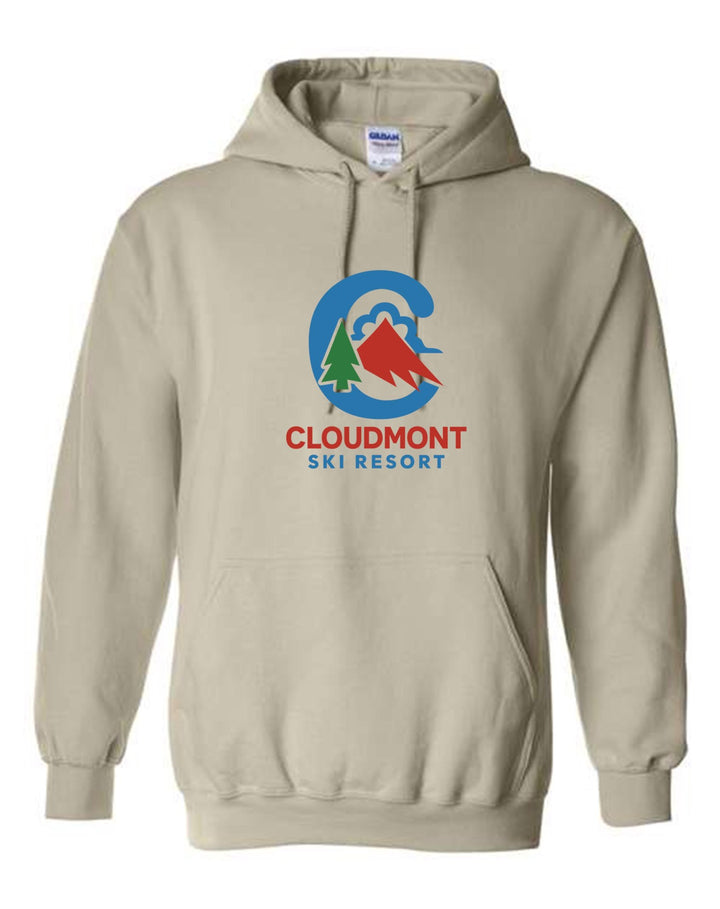 Cloudmont Ski Resort Hooded Sweatshirt C CSR Sand Youth Small - Third Coast Soccer