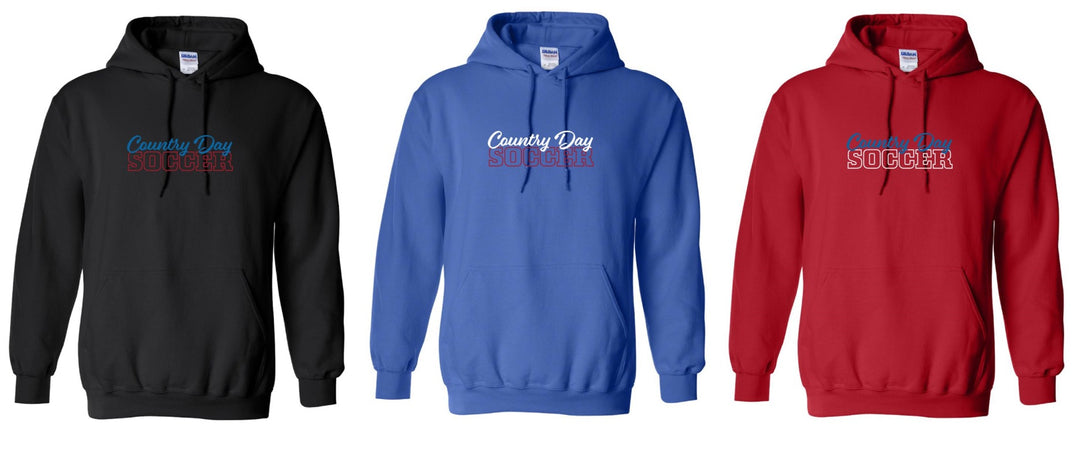 Country Day Soccer Wordmark Hooded Sweatshirt