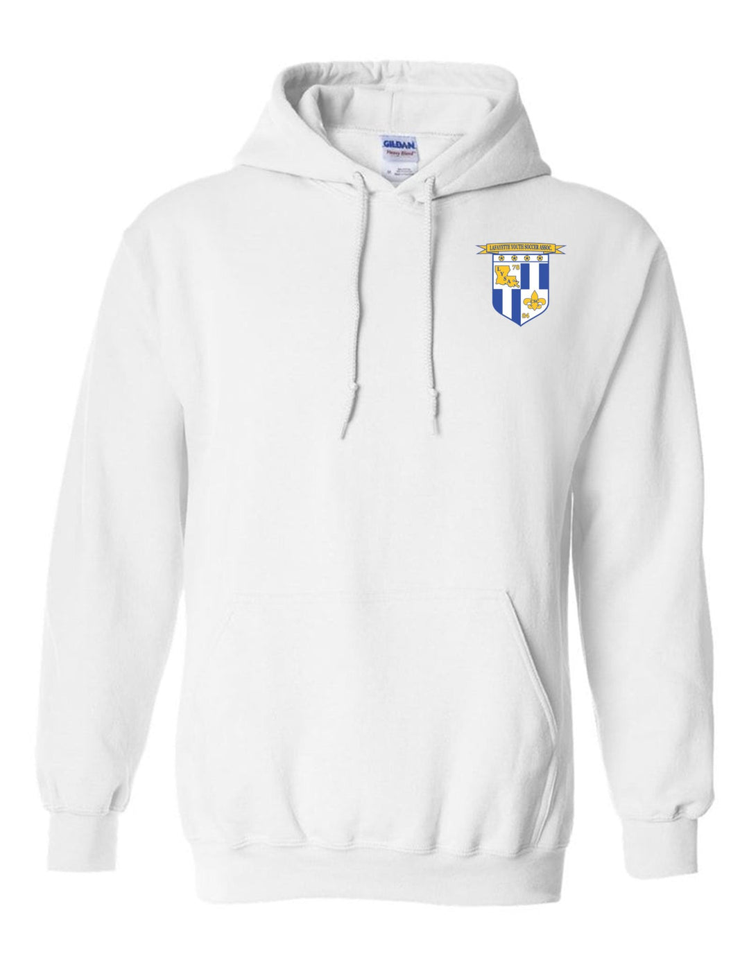 LYSA Hooded Sweatshirt LYSA Spiritwear White Mens Small - Third Coast Soccer