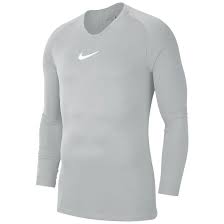 Nike Dri-Fit LS First Layer Jersey Training Wear Pewter Grey Mens Small - Third Coast Soccer