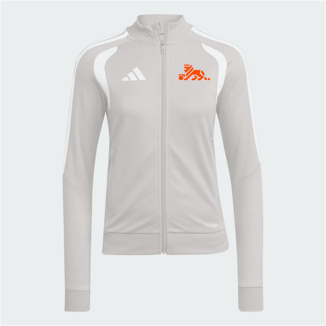 adidas LA Elite Women's Tiro 26 League Jacket - Grey Louisiana Elite Girls Gray Womens XSmall - Third Coast Soccer