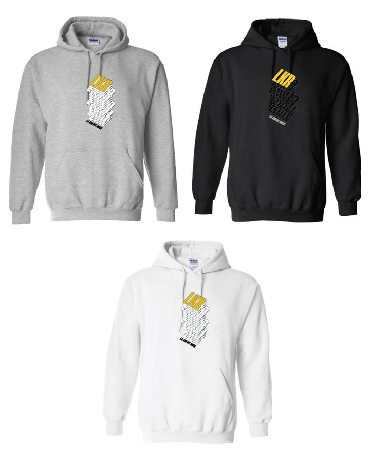 LA Krewe Rush Hoody Stack - Black, Sport Grey or White LA Krewe Rush Spiritwear   - Third Coast Soccer