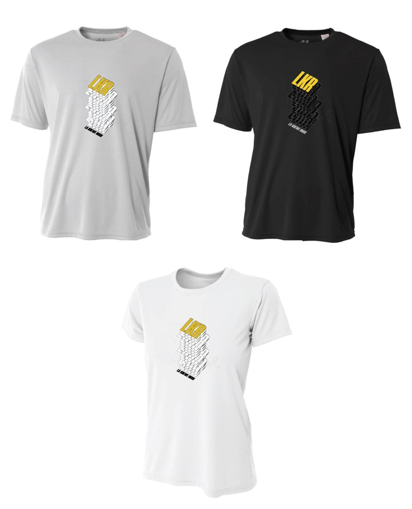 A4 La Krewe-Rush Short-Sleeve Shirt Stack - Black, Silver Or White LA KREWE RUSH   - Third Coast Soccer
