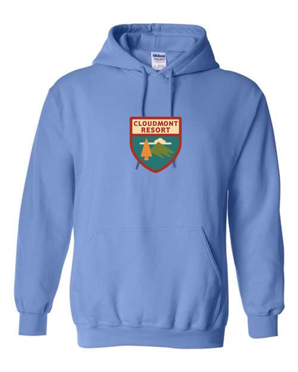 Cloudmont Resort Hooded Sweatshirt Cloudmont Resort Light Blue Youth Small - Third Coast Soccer