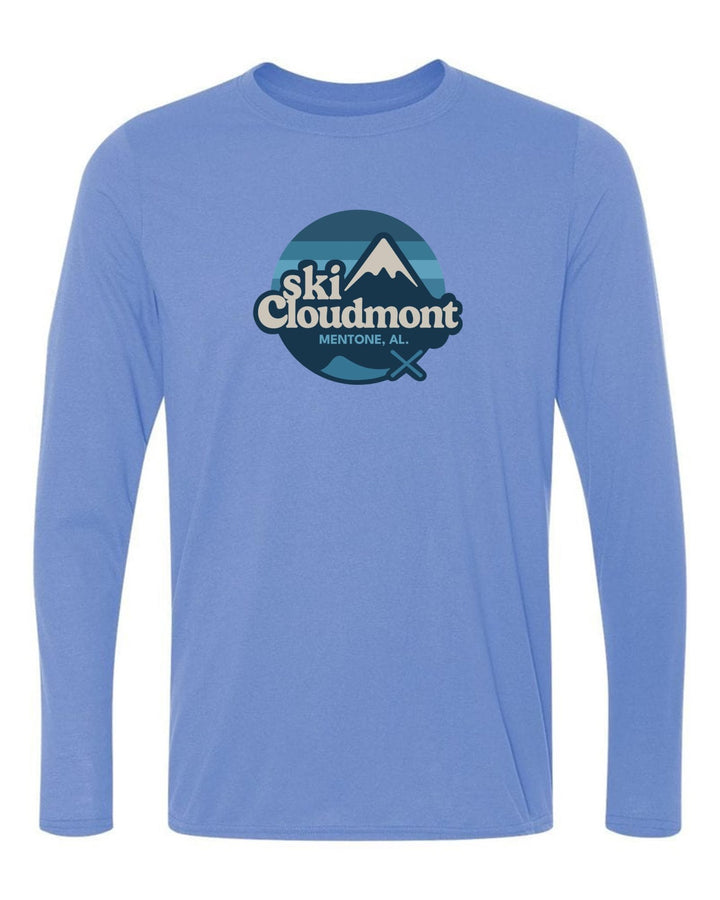 Ski Cloudmont Long-Sleeve T-Shirt Ski Cloudmont Light Blue Youth Small - Third Coast Soccer
