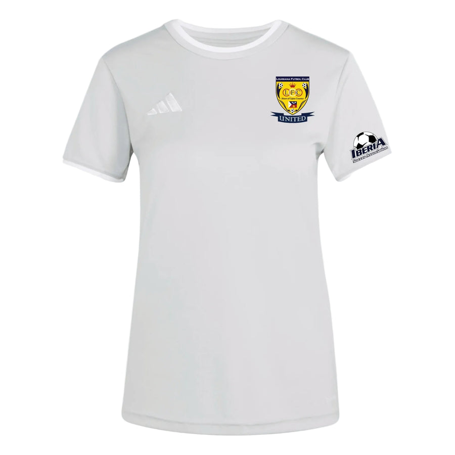 adidas Louisiana FC Women's Entrada 26 Jersey - Grey LFC 26-28 - Third Coast Soccer