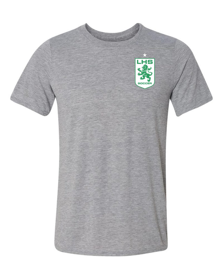 Lafayette HS Short-Sleeve Performance Shirt - Black and Grey LHS 24 Sport Grey Mens Small - Third Coast Soccer