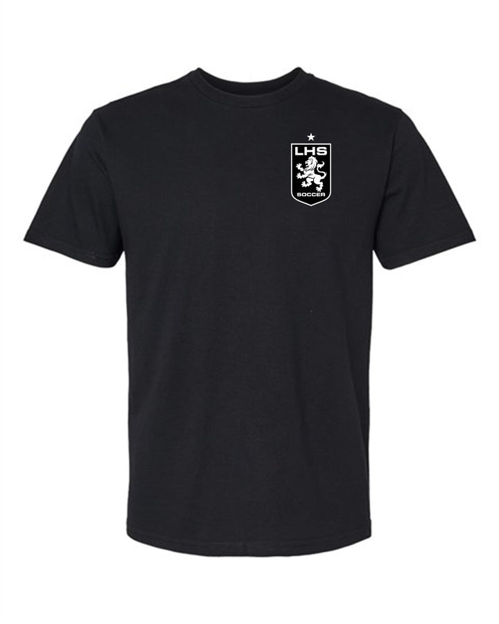 Lafayette HS Short-Sleeve Performance Shirt - Black and Grey LHS 24 Black Mens Small - Third Coast Soccer