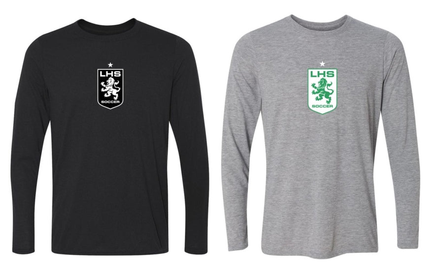 Lafayette HS Long-Sleeve Performance Shirt - Black and Grey LHS 24   - Third Coast Soccer