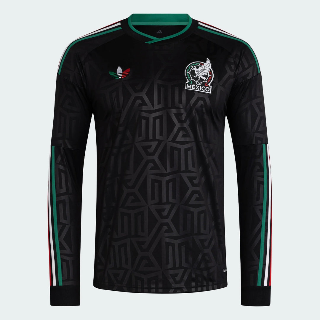 adidas Mexico LS Third Jersey 2026 International Replica Black Mens Small - Third Coast Soccer