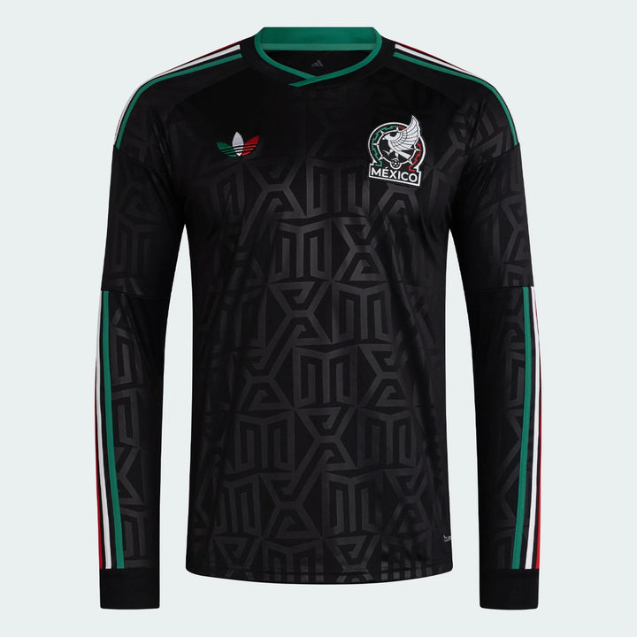 adidas Mexico LS Third Jersey 2026 International Replica Black Mens Small - Third Coast Soccer