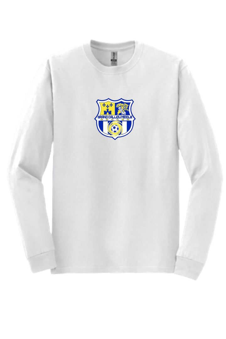 GCMS Soccer Long Sleeve T-shirt T-Shirts White Mens Small - Third Coast Soccer