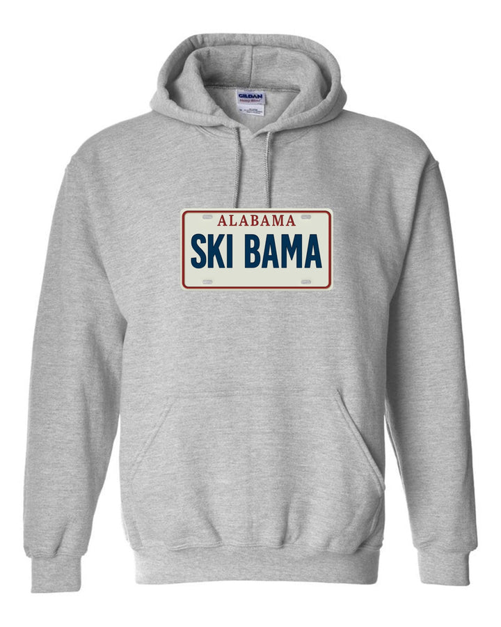 Alabama Ski Bama Hooded Sweatshirt AL Ski Bama Sport Grey Youth Small - Third Coast Soccer