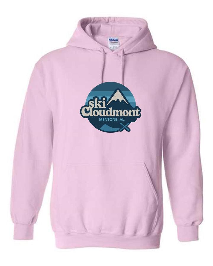 Ski Cloudmont Hooded Sweatshirt Ski Cloudmont Light Pink Youth Small - Third Coast Soccer