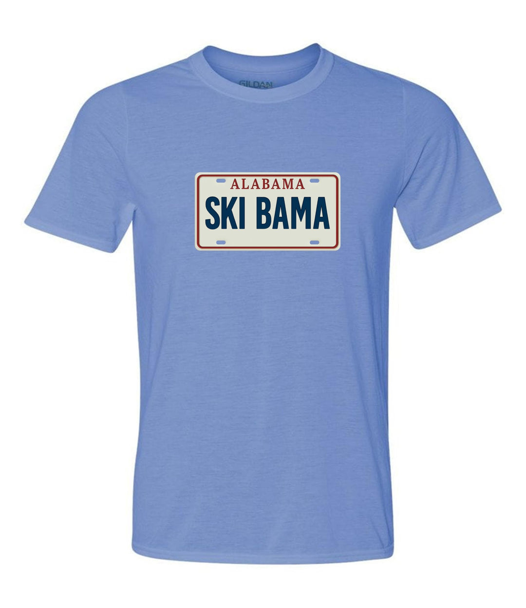 Alabama Ski Bama Short-Sleeve T-Shirt AL Ski Bama Light Blue Youth Small - Third Coast Soccer