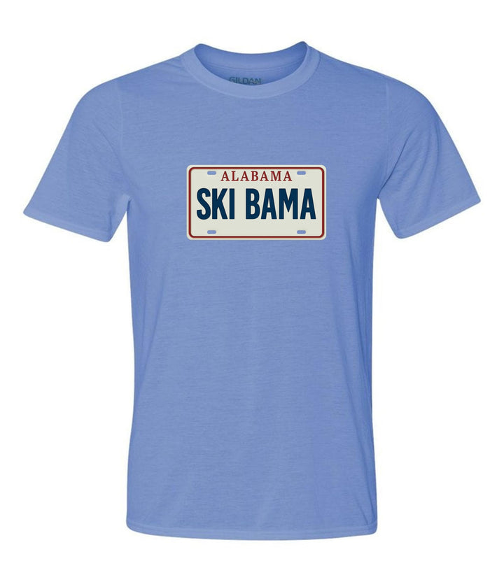 Alabama Ski Bama Short-Sleeve T-Shirt AL Ski Bama Light Blue Youth Small - Third Coast Soccer