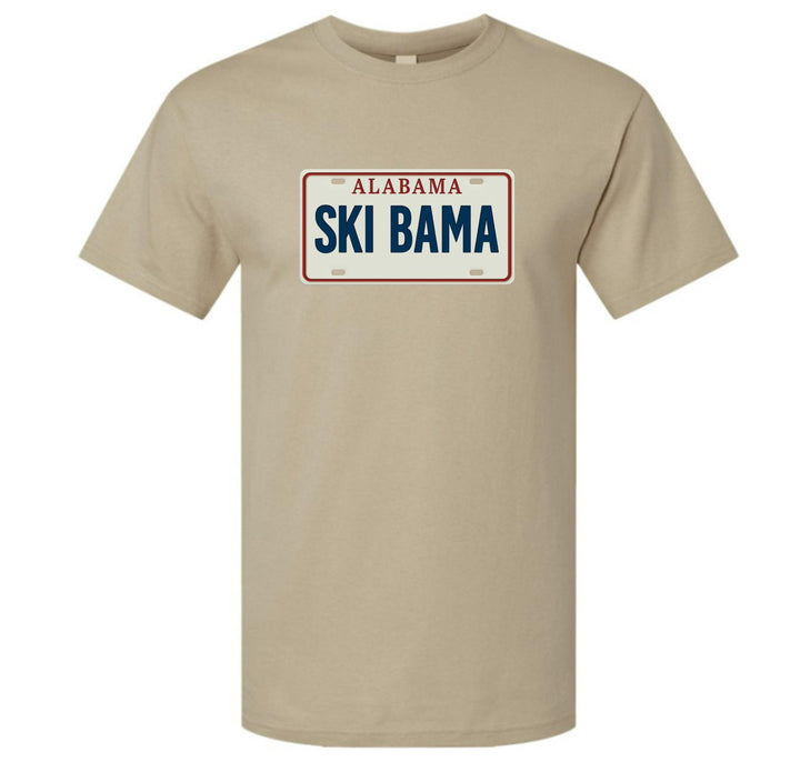 Alabama Ski Bama Short-Sleeve T-Shirt AL Ski Bama Sand Youth Small - Third Coast Soccer