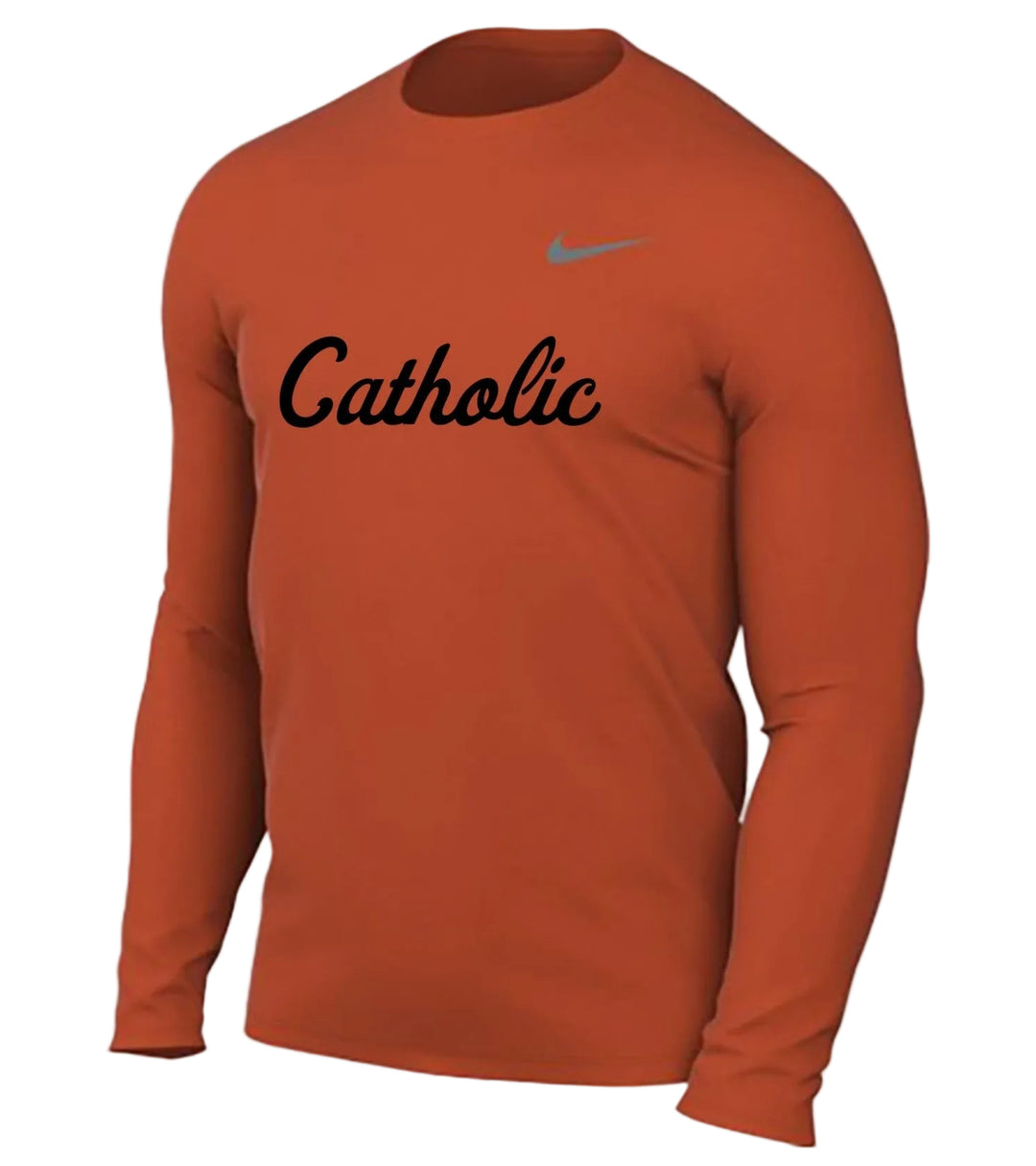 Nike Catholic BR Legend LS Top - Orange