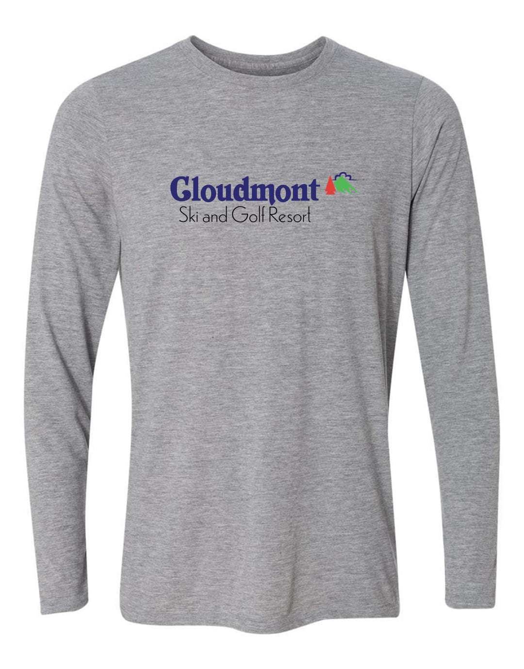 Cloudmont Ski & Golf Resort Long-Sleeve T-Shirt Cloudmont Ski & Golf Sport Grey Youth Small - Third Coast Soccer
