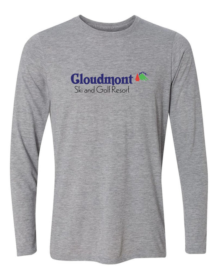 Cloudmont Ski & Golf Resort Long-Sleeve T-Shirt Cloudmont Ski & Golf Sport Grey Youth Small - Third Coast Soccer