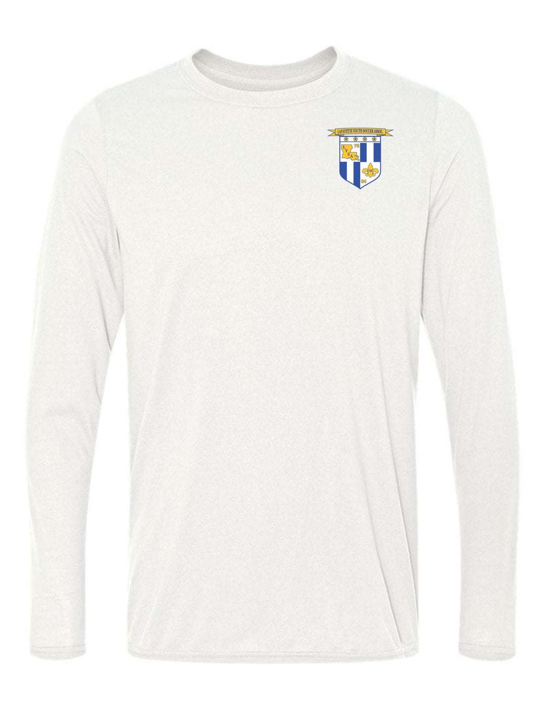 LYSA Long-Sleeve T-Shirt LYSA Spiritwear White Mens Small - Third Coast Soccer