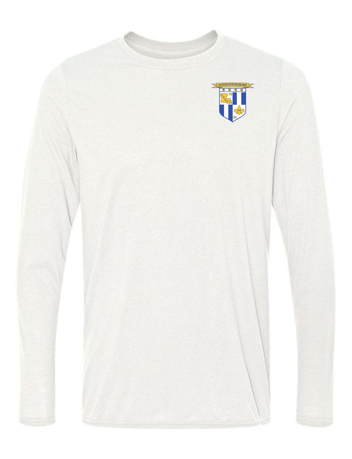 LYSA Long-Sleeve T-Shirt LYSA Spiritwear White Mens Small - Third Coast Soccer