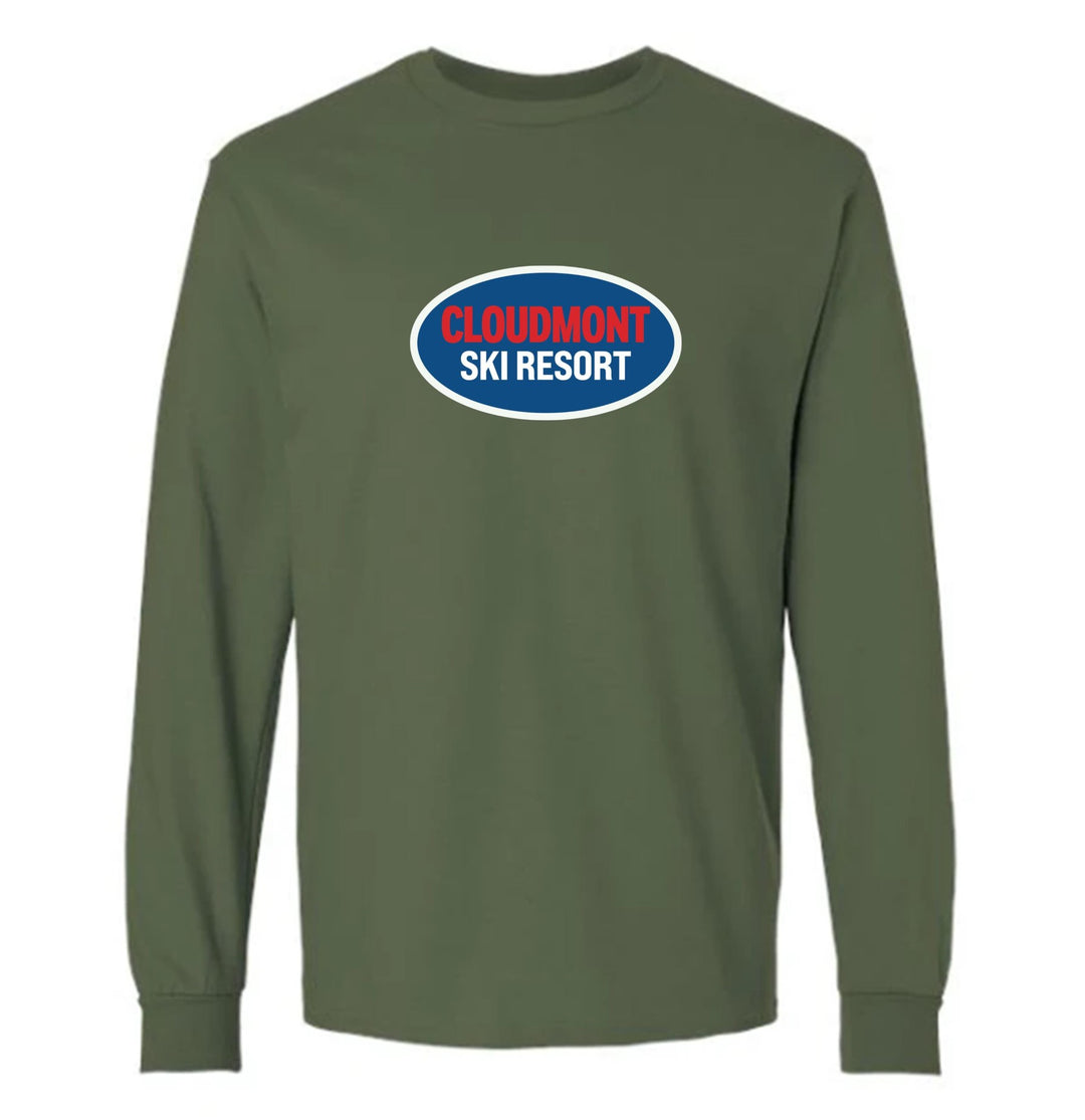 Cloudmont Ski Resort Long-Sleeve T-Shirt CSR Oval - Third Coast Soccer