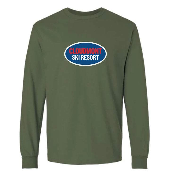Cloudmont Ski Resort Long-Sleeve T-Shirt CSR Oval - Third Coast Soccer