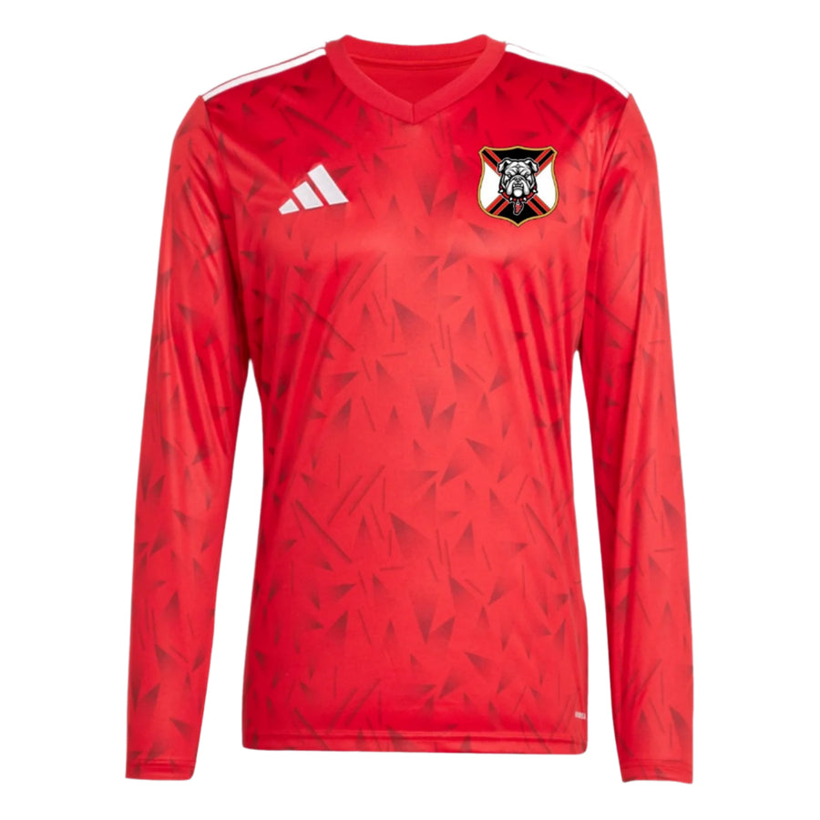 adidas FHS Men's Team Icon 25 LS Jersey - Red/White FHS 25 - Third Coast Soccer