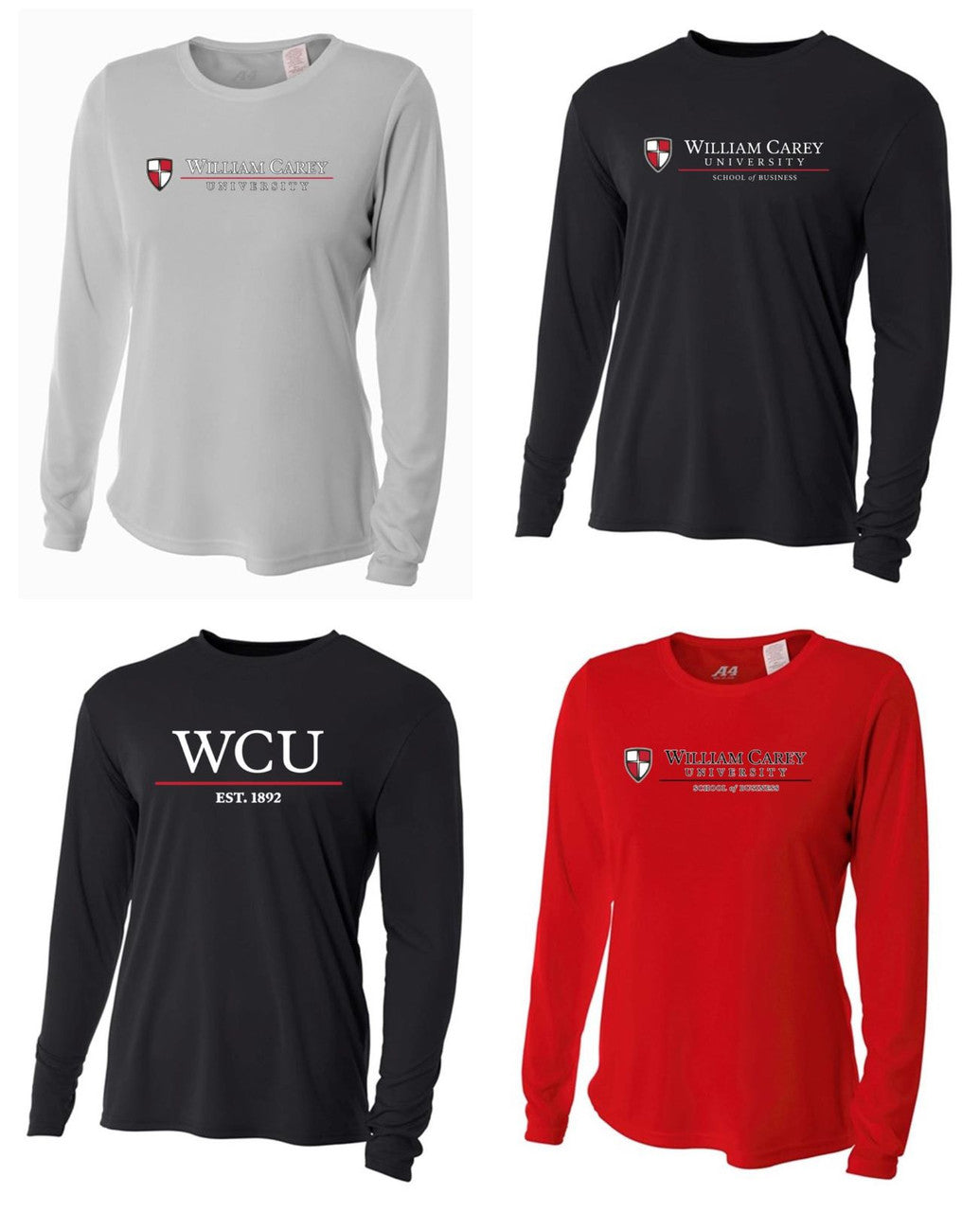 WCU School Of Business Women's Long-Sleeve Performance Shirt WCU Business   - Third Coast Soccer