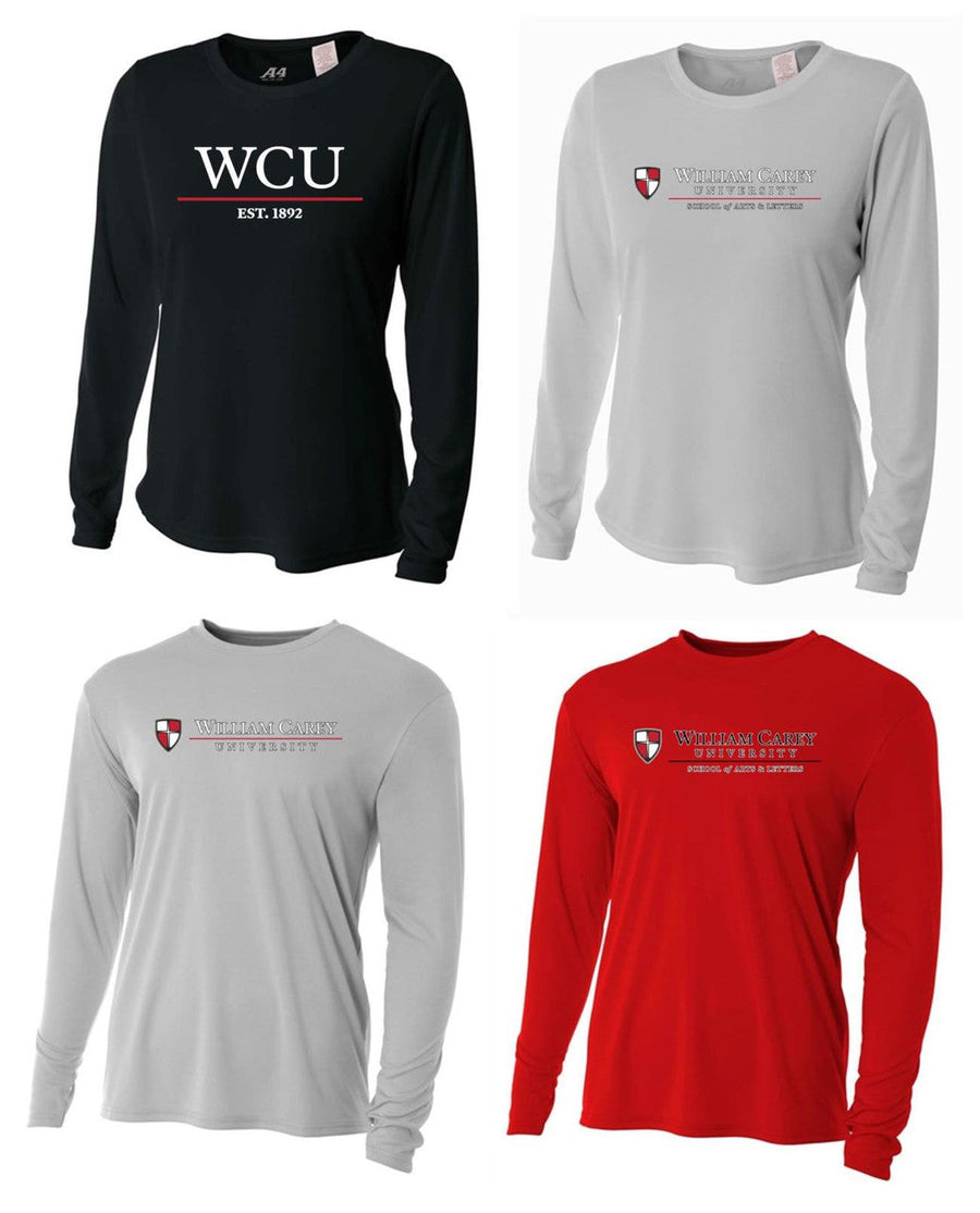 WCU School Of Arts & Letters Youth Long-Sleeve Performance Shirt WCU AL   - Third Coast Soccer