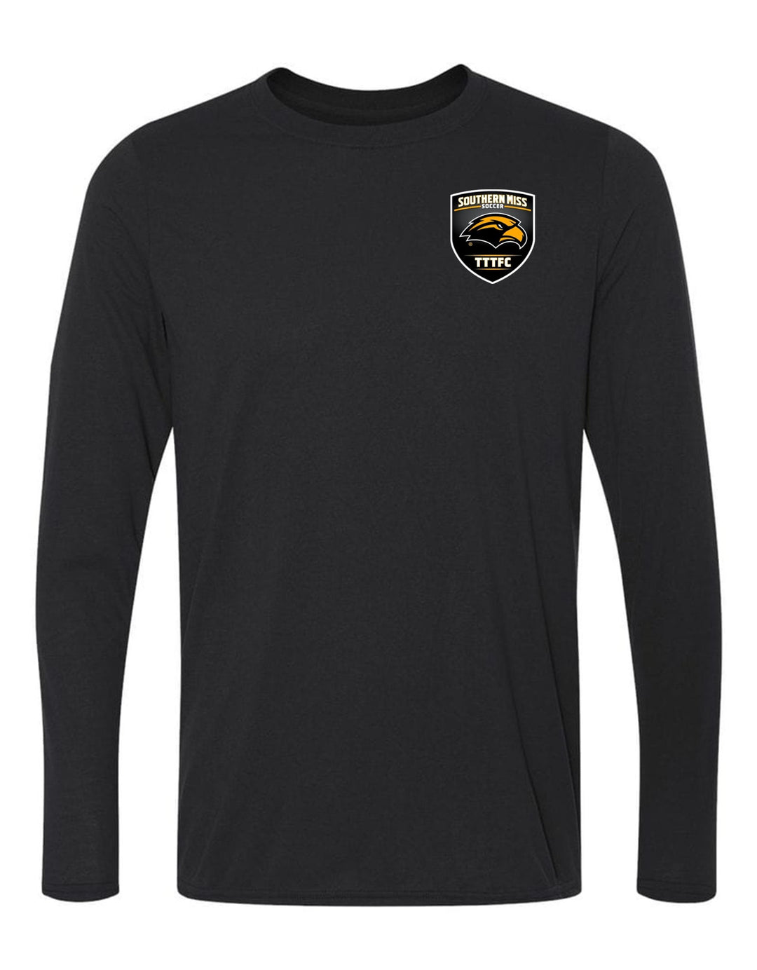 Southern Miss Long-Sleeve T-Shirt Southern Miss Black Mens Small - Third Coast Soccer