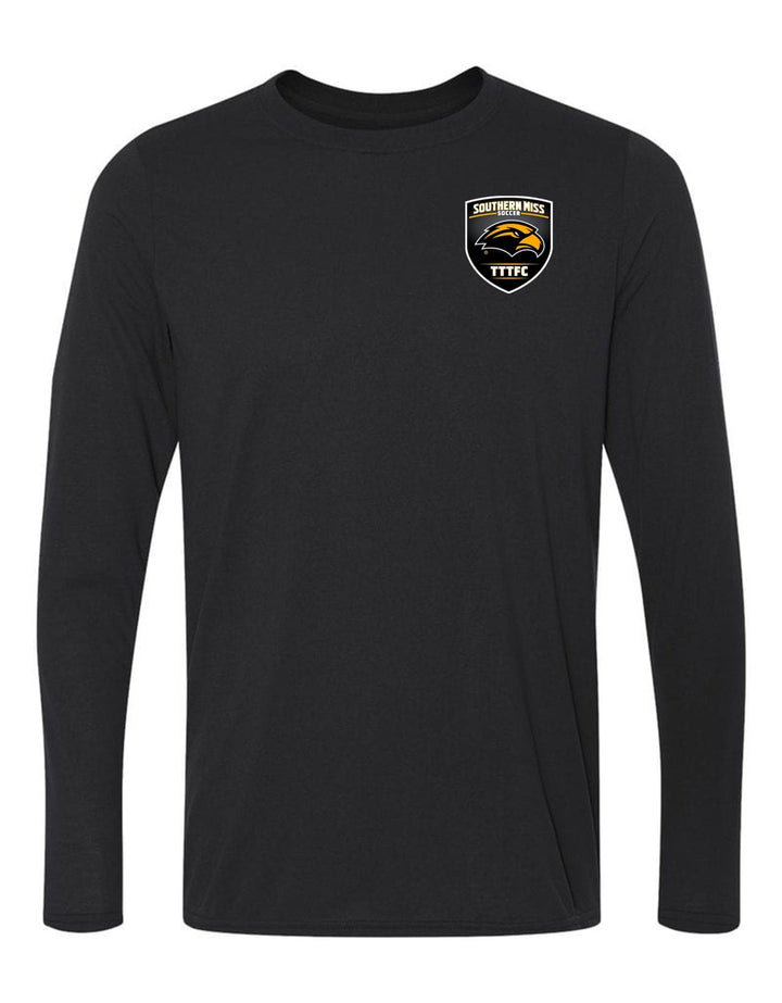 Southern Miss Long-Sleeve T-Shirt Southern Miss Black Mens Small - Third Coast Soccer
